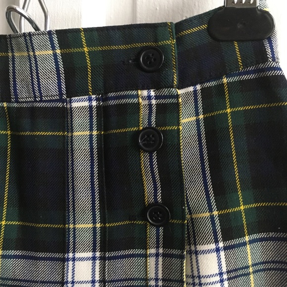 Vintage tartan mini skort - XS - Picture 5 of 8